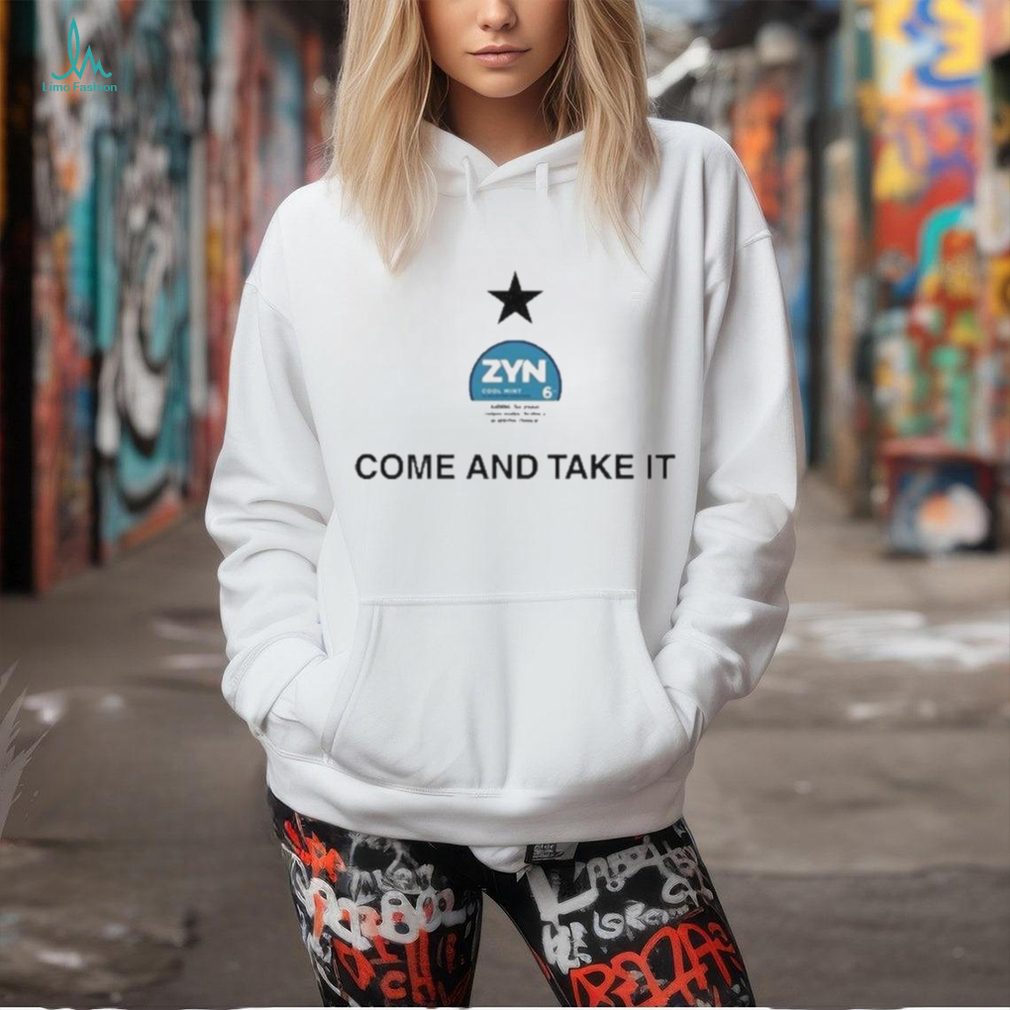 Zyn cool mint come and take it chuck shirt Zyn cool mint come and take it chuck shirt