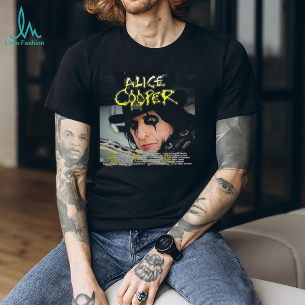 alice Cooper 2024 Tour Poster Shirt alice Cooper 2024 Tour Poster Shirt