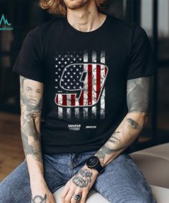 chase Elliott 2024 Patriotic Flag #9 Charcoal T Shirt