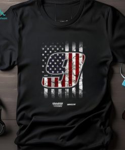 chase Elliott 2024 Patriotic Flag #9 Charcoal T Shirt
