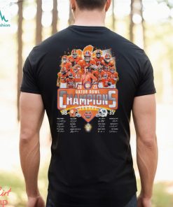 clemson Tigers 2023 Gator Bowl Champions Ncaa Football T Shirt