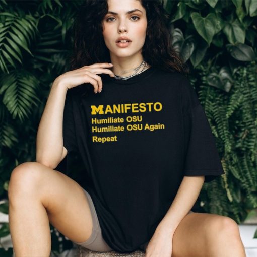 dave Portnoy Manifesto Humiliate Osu Humiliate Osu Again Repeat T Shirt