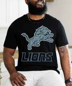detroit lions logo name player logo shirt