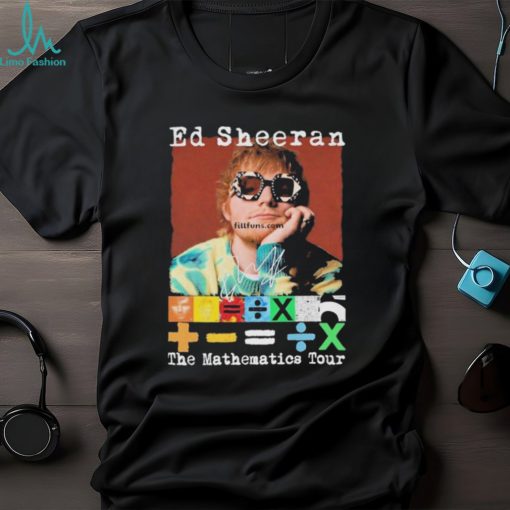 ed Sheeran The Mathematics Tour T Shirt