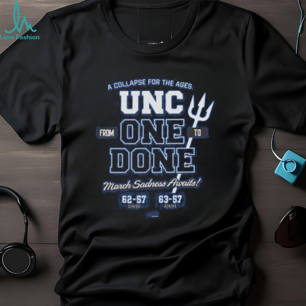from One to Done (anti UNC) T Shirt from One to Done (anti UNC) T Shirt