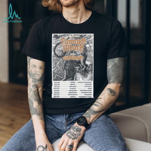 fuming Mouth January Tour 2024 Poster Shirt
