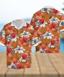 hockey lover hawaiian shirt