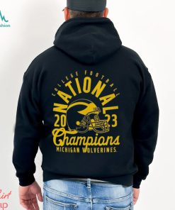 ichigan Wolverines College Football Playoff 2023 National Champions Comfort Colors Mascot Overlay Long Sleeve T Shirt
