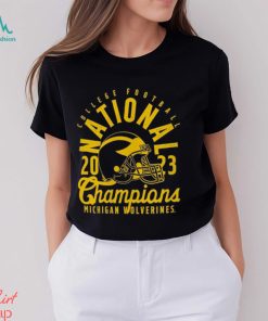 ichigan Wolverines College Football Playoff 2023 National Champions Comfort Colors Mascot Overlay Long Sleeve T Shirt