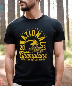 ichigan Wolverines College Football Playoff 2023 National Champions Comfort Colors Mascot Overlay Long Sleeve T Shirt