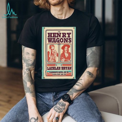 january 25, 2024 Henry Wagons Concert Tamworth Hotel Poster Shirt