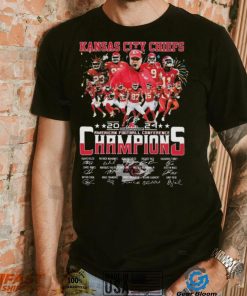 kansas City Chiefs AFC American Football Conference Champions 2024 Signatures Shirt