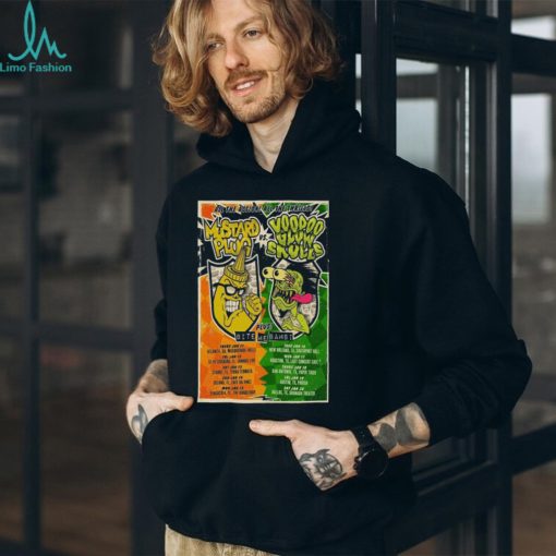 mustard Plug & Voodoo Glow Skulls January 2024 Poster Shirt