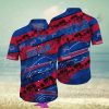 New York Giants Palm Tree Pattern Hawaiian Shirt