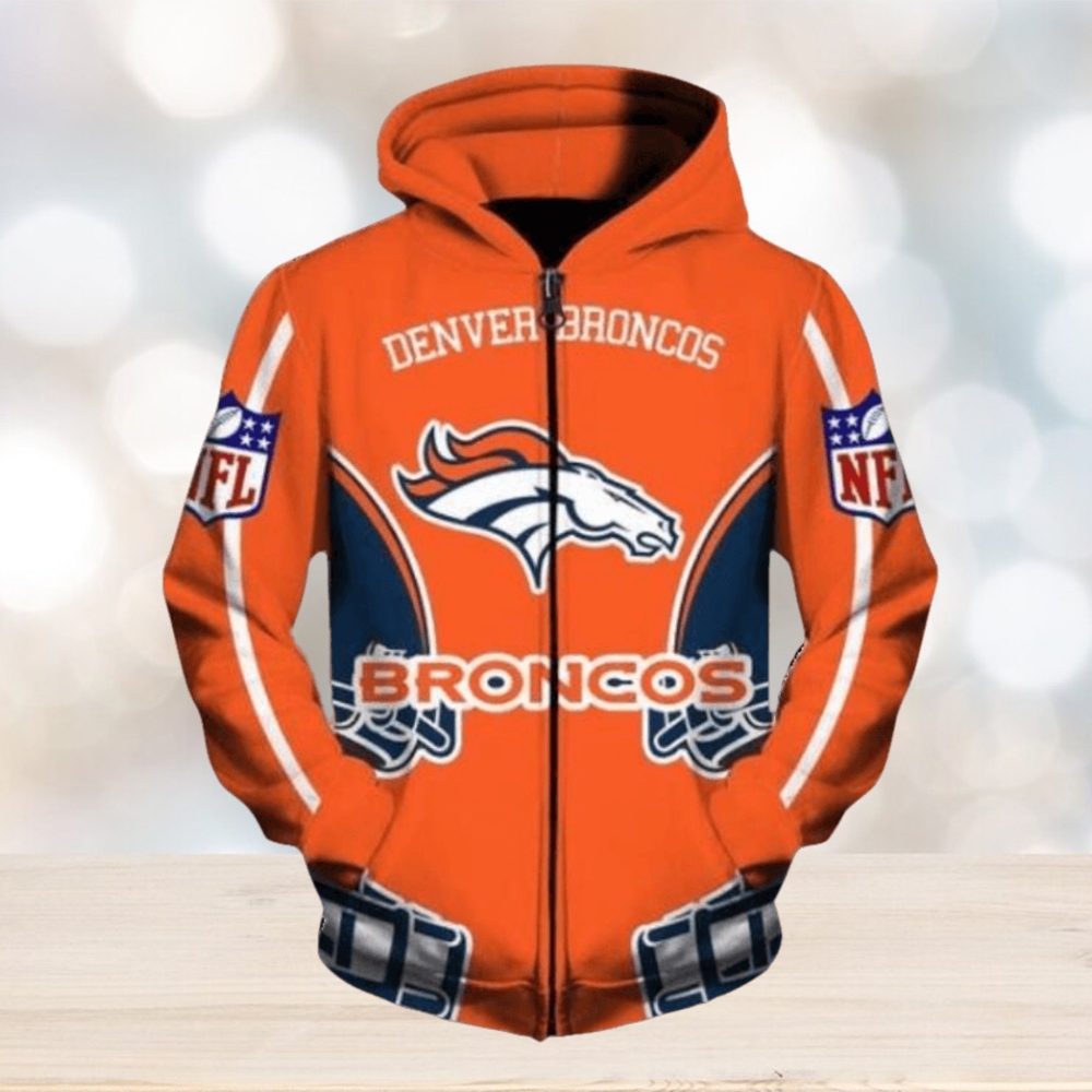 nfl football denver broncos custom with zipper jacket pullover hoodies print full nfl football denver broncos custom with zipper jacket pullover hoodies print full