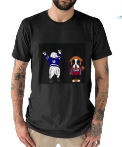 nny Colorado Avalanche VS Toronto Maple Leafs NHL 2024 mascot cartoon hockey shirt, hoodie, sweater, long sleeve and tank top nny Colorado Avalanche VS Toronto Maple Leafs NHL 2024 mascot cartoon hockey shirt