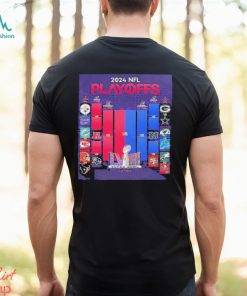 official The 2024 NFL Playoffs Matchups Are Set Race To Super Bowl LVIII In Las Vegas Shirt