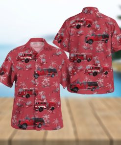 queens, new york, west hamilton beach volunteer fire department old fleet hawaiian shirt