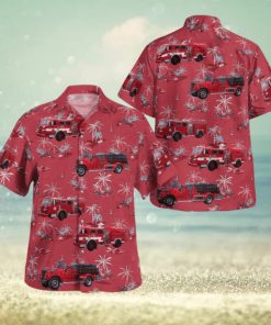 queens, new york, west hamilton beach volunteer fire department old fleet hawaiian shirt