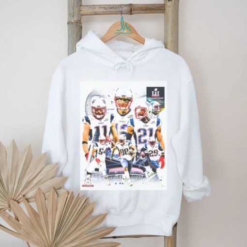 super bowl li champs patriots shirts