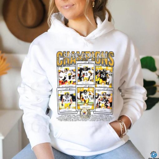 super bowl xliii champs   steelers shirt