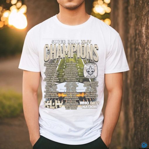 super bowl xliv champs   saints shirt