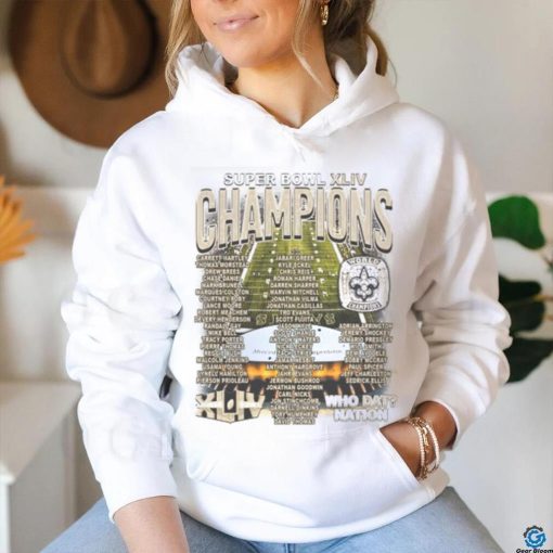 super bowl xliv champs   saints shirt