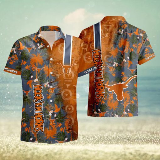 texas longhorns ncaa summer hawaiian shirt and shorts summer shirt 1