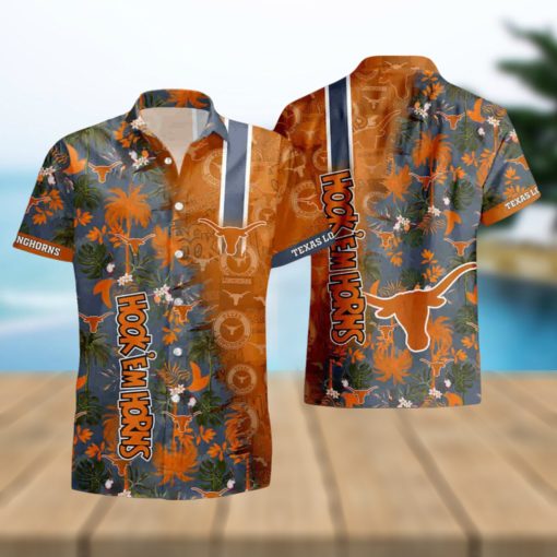 texas longhorns ncaa summer hawaiian shirt and shorts summer shirt 1