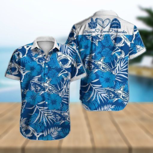 top shark hawaiian shirts