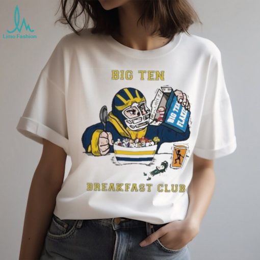 uofM Football Big Ten Breakfast Club Graphic Shirt