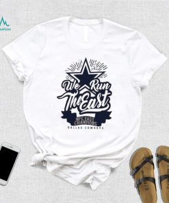 we Run The East 2023 Dallas Cowboys Nfc Champions T Shirt