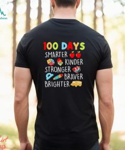 100 Days Smarter Kinder Stronger Braver Brighter Shirt