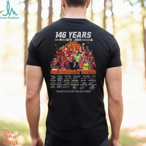 146 Years 1878 – 2024 Manchester United Thank You For The Memories T Shirt