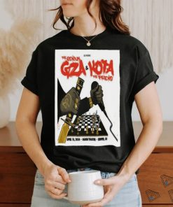 18 April 2024 GZA Genius and KOTA The Friend Denver, CO poster shirt