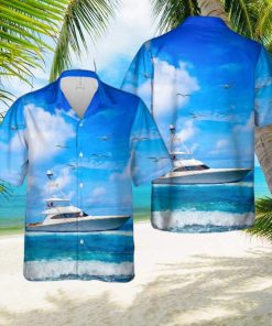 2016 Viking 70 Convertible Boat 3D Hawaiian Shirt