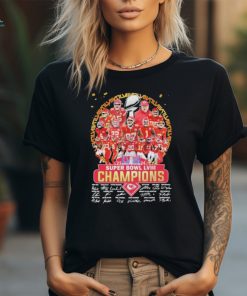 2023 2024 Super Bowl LVIII Champions Chiefs Signatures Shirt