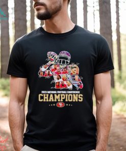 2023 National Football Conference Champions San Francisco 49ers signatures shirt