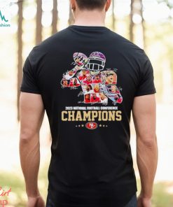 2023 National Football Conference Champions San Francisco 49ers signatures shirt