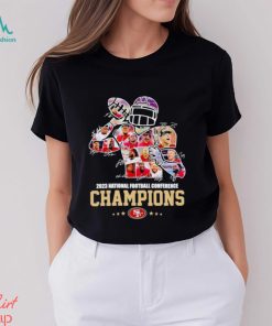 2023 National Football Conference Champions San Francisco 49ers signatures shirt