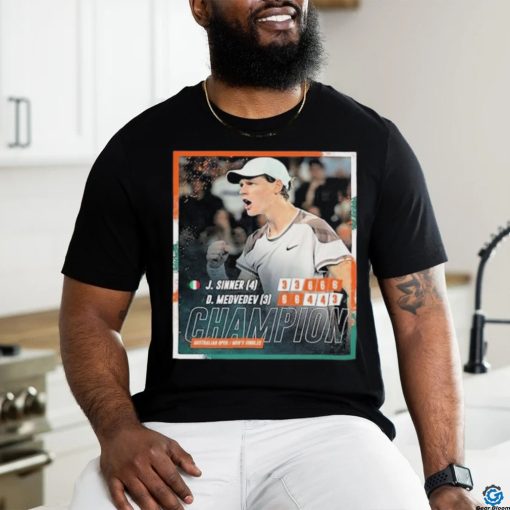 2024 Australian Open Champion Is Jannik Sinner 1st Grand Slam Final And 1st Grand Slam Title shirt