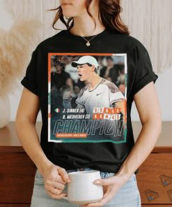 2024 Australian Open Champion Is Jannik Sinner 1st Grand Slam Final And 1st Grand Slam Title shirt