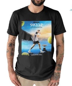 2024 Australian Open Champions Is Jannik Sinner For Mens Singles shirt