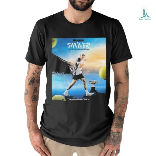 2024 Australian Open Champions Is Jannik Sinner For Mens Singles shirt