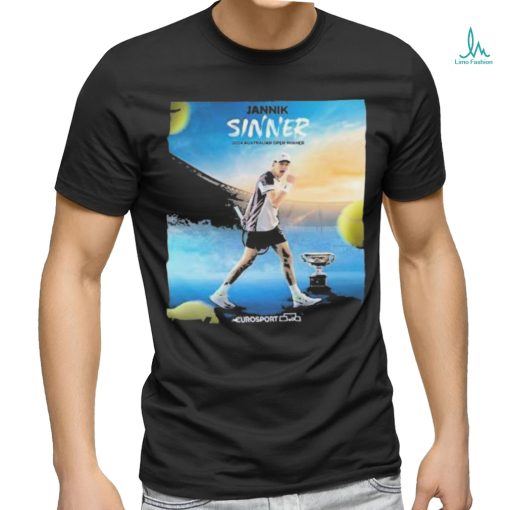 2024 Australian Open Champions Is Jannik Sinner For Mens Singles shirt