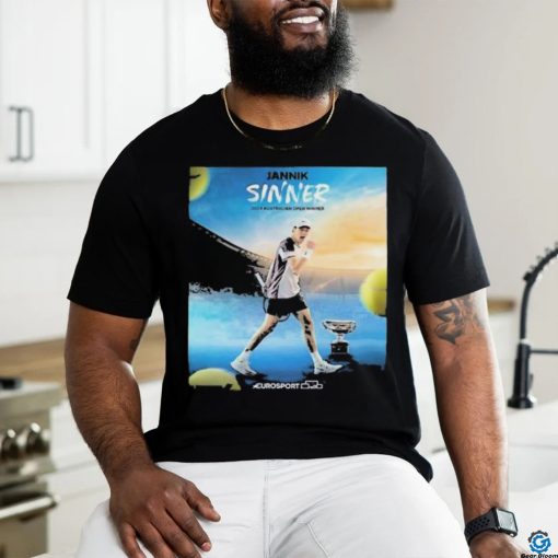 2024 Australian Open Champions Is Jannik Sinner For Mens Singles shirt