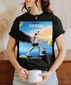 2024 Australian Open Champions Is Jannik Sinner For Mens Singles shirt