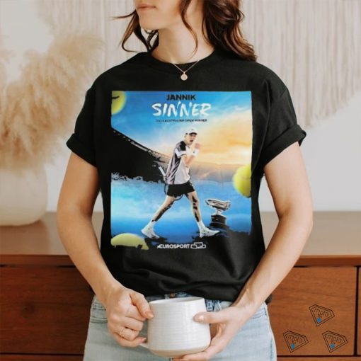 2024 Australian Open Champions Is Jannik Sinner For Mens Singles shirt