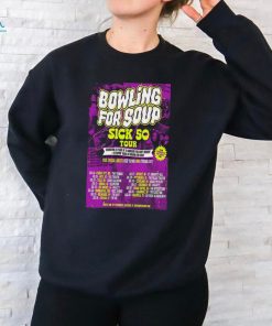 2024 Bowling For Soup Sick 50 Tour Poster t shirt