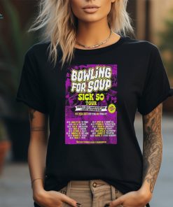 2024 Bowling For Soup Sick 50 Tour Poster t shirt